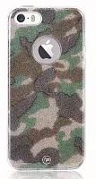 Чехол-накладка для iPhone 5/5S Fshang Rose leopard army