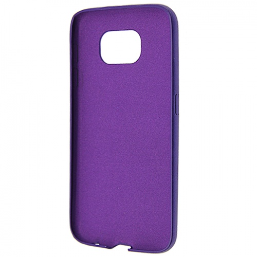 Чехол-накладка для Samsung Galaxy S6 Aksberry Slim Soft фиолетовый фото 2