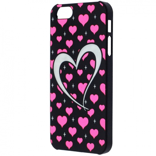 Чехол-накладка для iPhone 5/5S Neon Сердце 