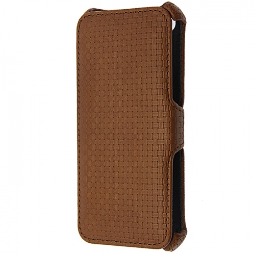 Чехол-книга для iPhone 5/5S Usams Luxurious коричневый