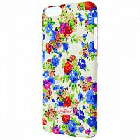 Чехол-накладка для iPhone 6/6S Plus Cath Kidston белая с синими и красными цветами