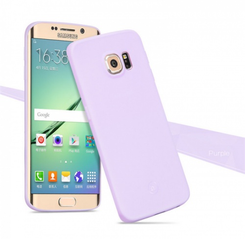 Чехол-накладка для Samsung Galaxy S6 Hoco Juice Series TPU Case фиолетовый