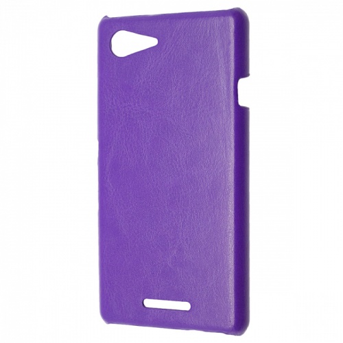 Чехол-накладка для Sony Xperia E3 Aksberry Slim Soft фиолетовый