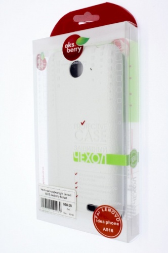 Чехол-раскладной для Lenovo A516 Aksberry белый фото 2