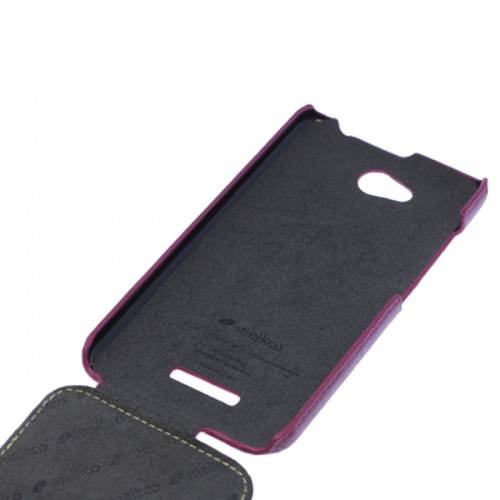 Чехол-раскладной для HTC Desire 616 Melkco фиолетовый фото 3