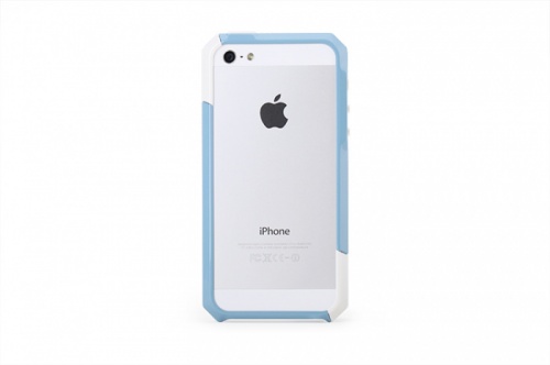 Бампер для iPhone 5/5S Rock Van Shell голубой фото 2