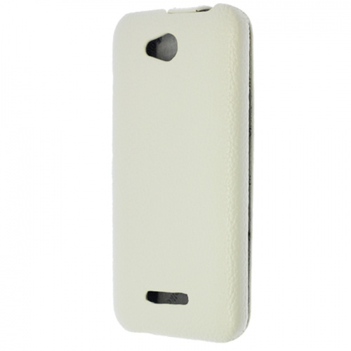 Чехол-раскладной для HTC Desire 616 Melkco белый фото 3