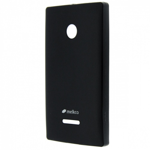 Чехол-накладка для Microsoft Lumia 435 Melkco TPU черный