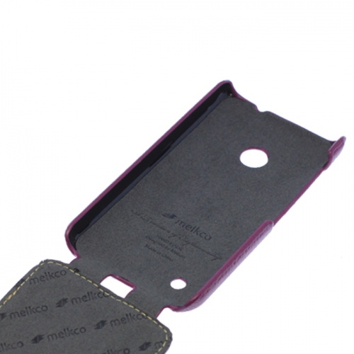 Чехол-раскладной для Nokia Lumia 530 Melkco фиолетовый фото 3