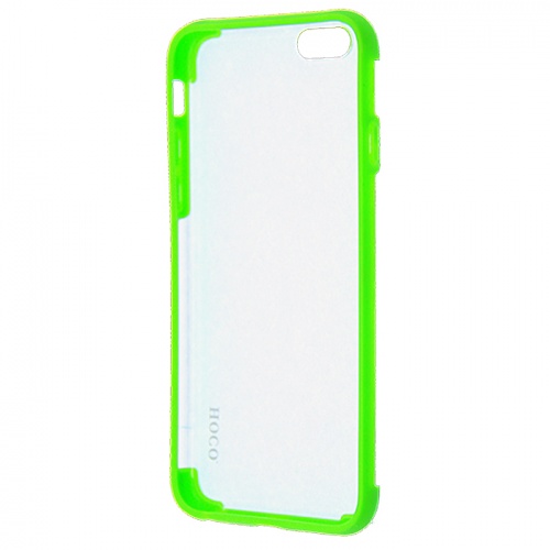 Чехол-накладка для iPhone 6/6S Hoco Steel Double-Color PC + TPU Case зеленый фото 2