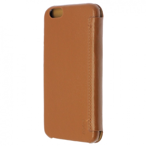 Чехол-книга для iPhone 6/6S Hoco Premium Collection коричневый фото 3
