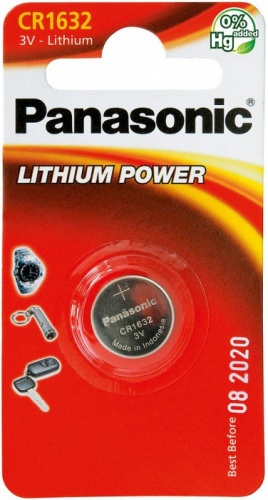 Батарейка Panasonic CR1632 Power Cells B1																						