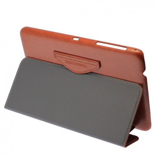 Чехол-книга для Samsung Galaxy Tab 4 8.0 T330 Hoco Crystal Leather Case коричневый фото 3
