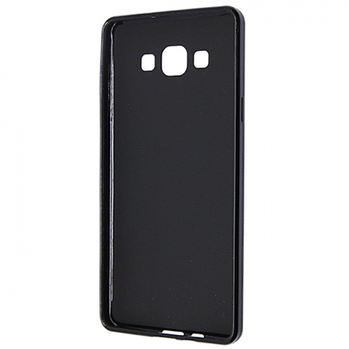 Чехол-накладка для Samsung Galaxy A7 2015 Melkco TPU матовый черный фото 2