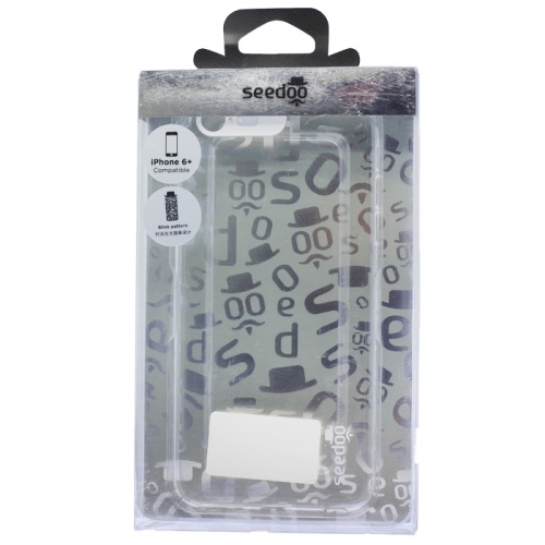 Чехол-накладка для iPhone 6/6S Plus Seedoo Transparent белый фото 3