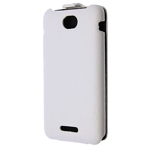 Чехол-раскладной для Sony Xperia E4 Aksberry белый фото 2