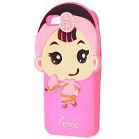 Чехол-накладка для iPhone 5/5S Moschino ENOO розовый