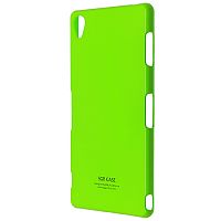 Чехол-накладка для Sony Xperia Z3 SGP зеленый