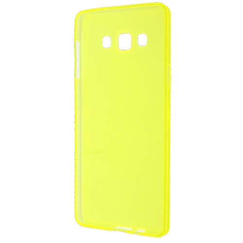 Чехол-накладка для Samsung Galaxy A7 Just Slim желтый фото 2