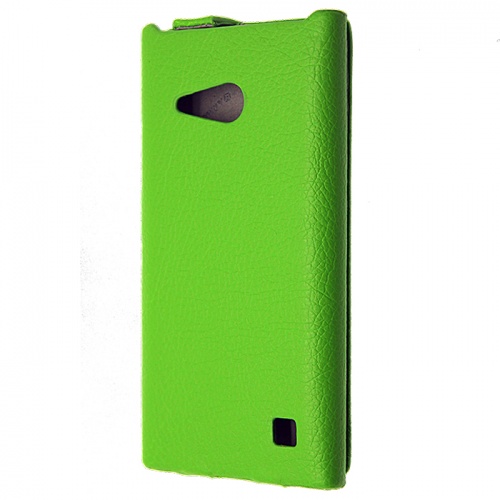 Чехол-раскладной для Nokia Lumia 730/735 Armor Full зеленый фото 2