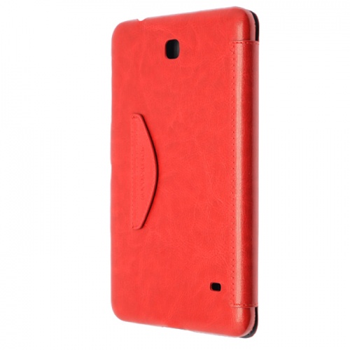 Чехол-книга для Samsung Galaxy Tab 4 8.0 T330 Hoco Crystal Leather Case красный фото 4
