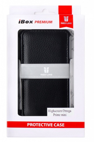Чехол-раскладной для HighScreen Omega Prime mini iBox Premium черный фото 2