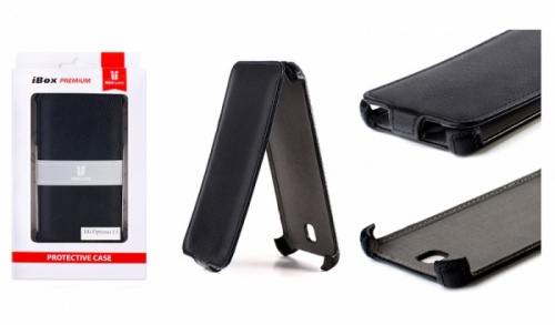 Чехол-раскладной для LG Optimus F5 iBox черный фото 2