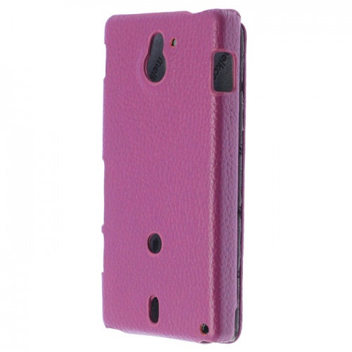 Чехол-раскладной для Sony Xperia Sola MT27i Melkco Jacka фиолетовый фото 3