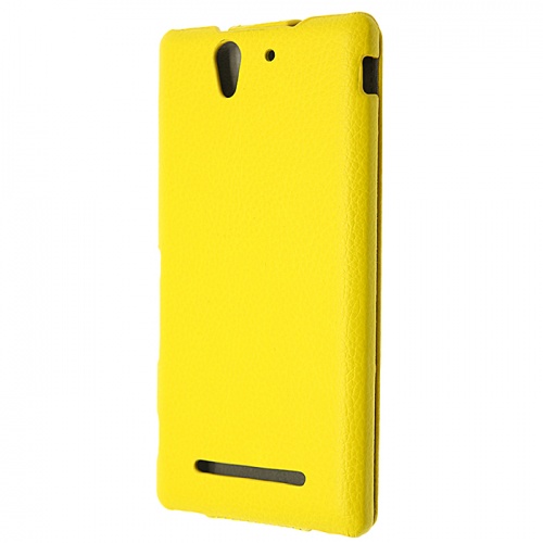 Чехол-раскладной для Sony Xperia C3 American Icone Style желтый фото 3