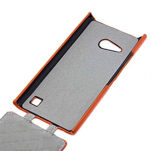Чехол-раскладной для Nokia Lumia 730/735 Armor Full оранжевый фото 2