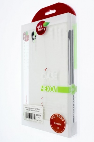 Чехол-раскладной для Sony Xperia Z1 Aksberry белый фото 2