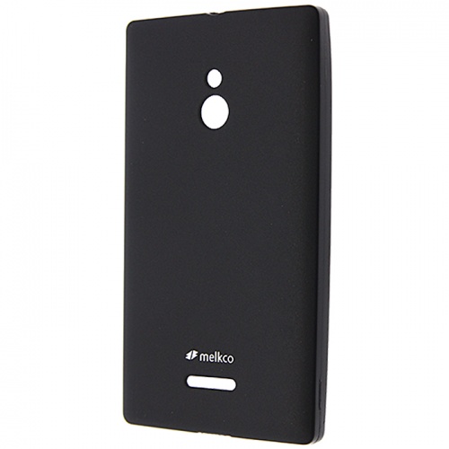 Чехол-накладка для Nokia Lumia XL Melkco TPU черный