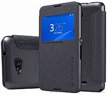 Чехол-книга для Sony Xperia E4G Nillkin Sparkle Leather Case черный