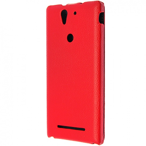 Чехол-раскладной для Sony Xperia C3 Melkco красный фото 2