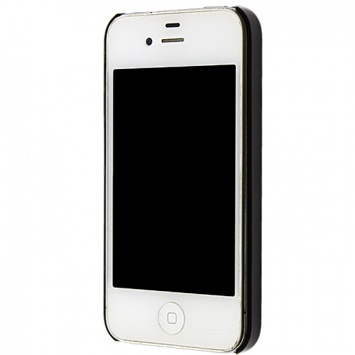 Чехол-накладка для iPhone 4/4S EM3 Плетенка серый фото 2
