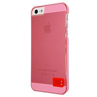 Чехол-накладка для iPhone 5/5S Hoco Ultrathin пластик розовый