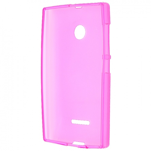 Чехол-накладка для Microsoft Lumia 435/532 Just розовый фото 2
