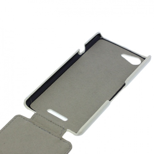 Чехол-раскладной для Sony Xperia E3 Art Case белый фото 3