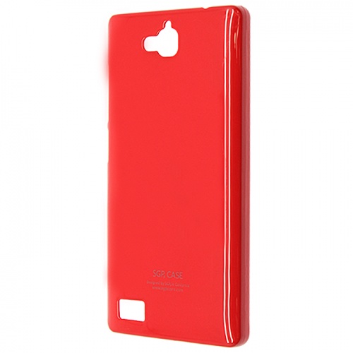 Чехол-накладка для Huawei Honor 3C SGP красный
