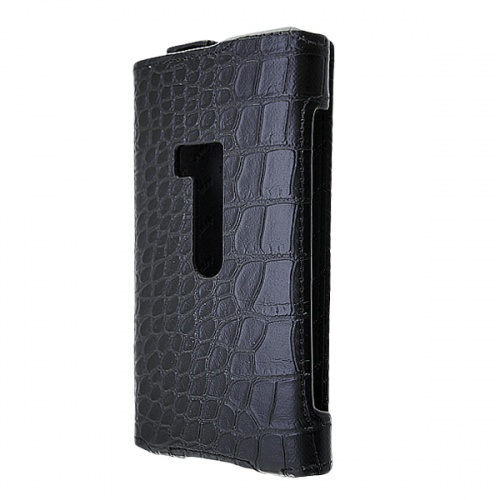 Чехол-раскладной для Nokia Lumia 920 Armor Crocodile черный фото 2