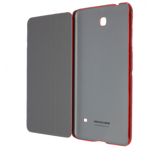 Чехол-книга для Samsung Galaxy Tab 4 8.0 T330 Hoco Crystal Leather Case красный фото 2