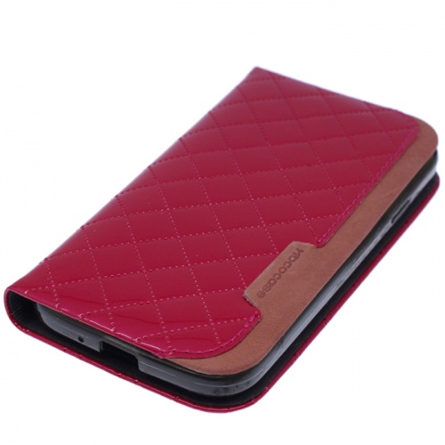 Чехол-книга для Samsung i9500 Galaxy S4 Hoco Love розовый фото 3