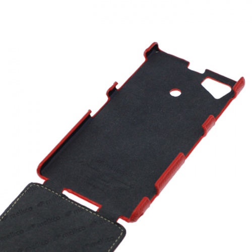 Чехол-раскладной для Sony Xperia Z1 Melkco красный фото 3