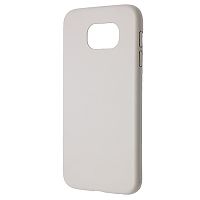 Чехол-накладка для Samsung Galaxy S6 Aksberry Slim Soft белый