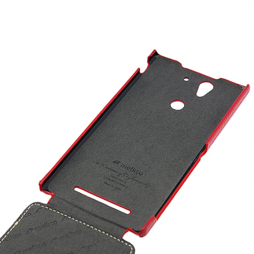 Чехол-раскладной для Sony Xperia C3 Melkco красный фото 3