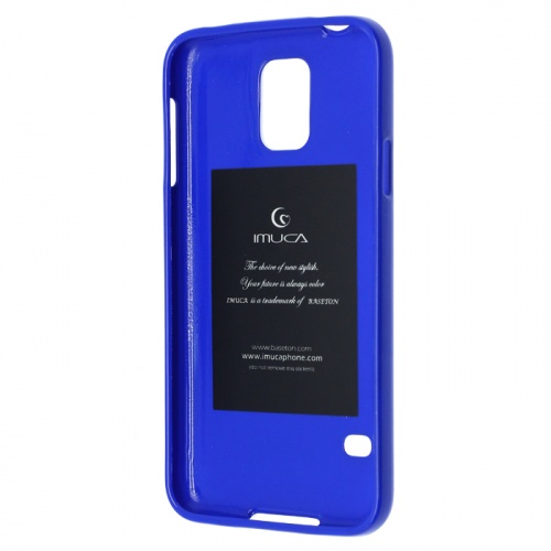 Чехол-накладка для Samsung i9600 Galaxy S5 iMuca синий фото 2