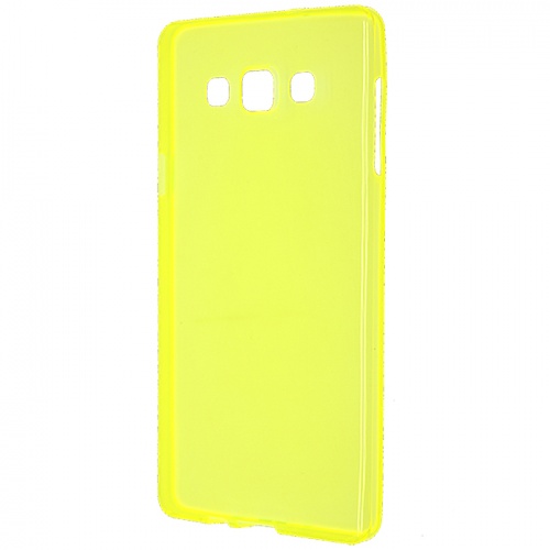 Чехол-накладка для Samsung Galaxy A7 Just Slim желтый