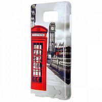 Чехол-накладка для Samsung Galaxy Note 5 Slip TPU London Telephone