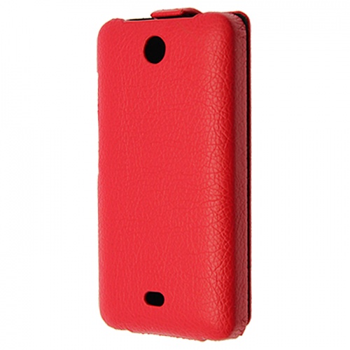 Чехол-раскладной для Microsoft Lumia 430 Aksberry красный фото 2