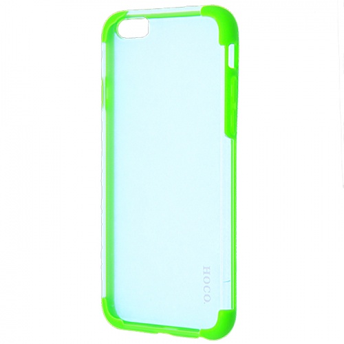 Чехол-накладка для iPhone 6/6S Hoco Steel Double-Color PC + TPU Case зеленый